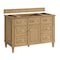 James Martin Vanities 48'' Single Vanity, Light Natural Oak w/ 3 CM Lime Delight Quartz Top 424-V48-LNO-3LDL - alternate 4
